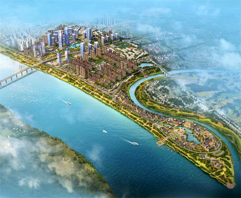 湘潭县西城片区高质量开发城市设计